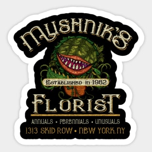 Mushnik's Florist Seymour Worn Sticker